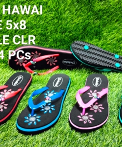 LADIES HAWAI 5X8 SINGLE CLR SET 4 pcs LOOSE 60
