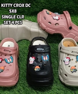 NS KITTY CROX DC 5X8 SINGLE CLR SET 4 pcs LOOSE 170