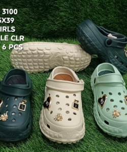 VT 3100 35X39 GIRLS SINGLE CLR SET 6 pcs LOOSE 185