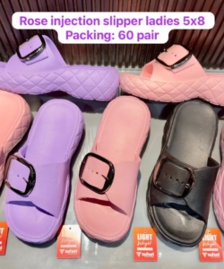 NUFEET ROSE 5X8 SINGLE CLR SET 4 pcs LOOSE 165